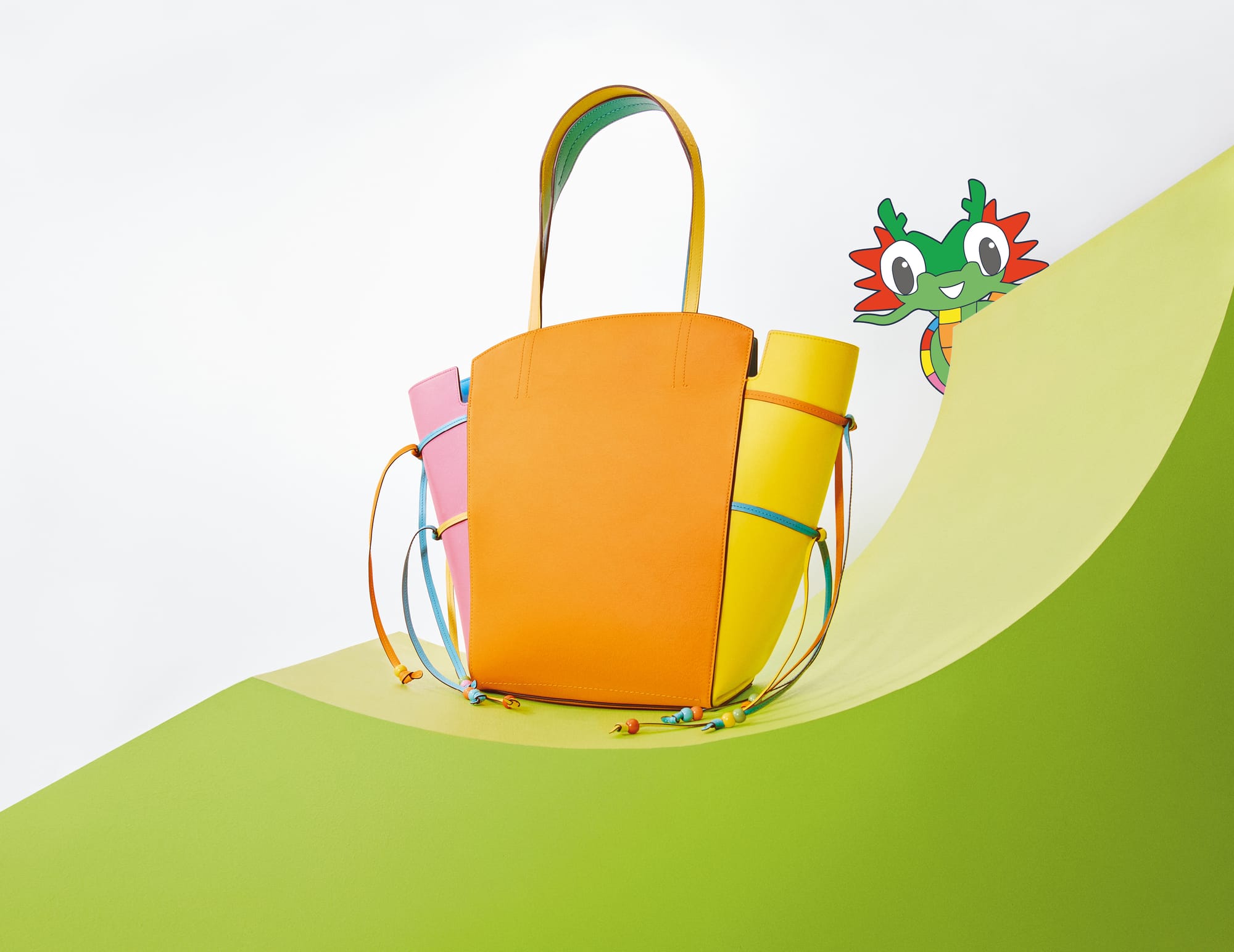 Mira Mikati x Mulberry Dragon Keyring