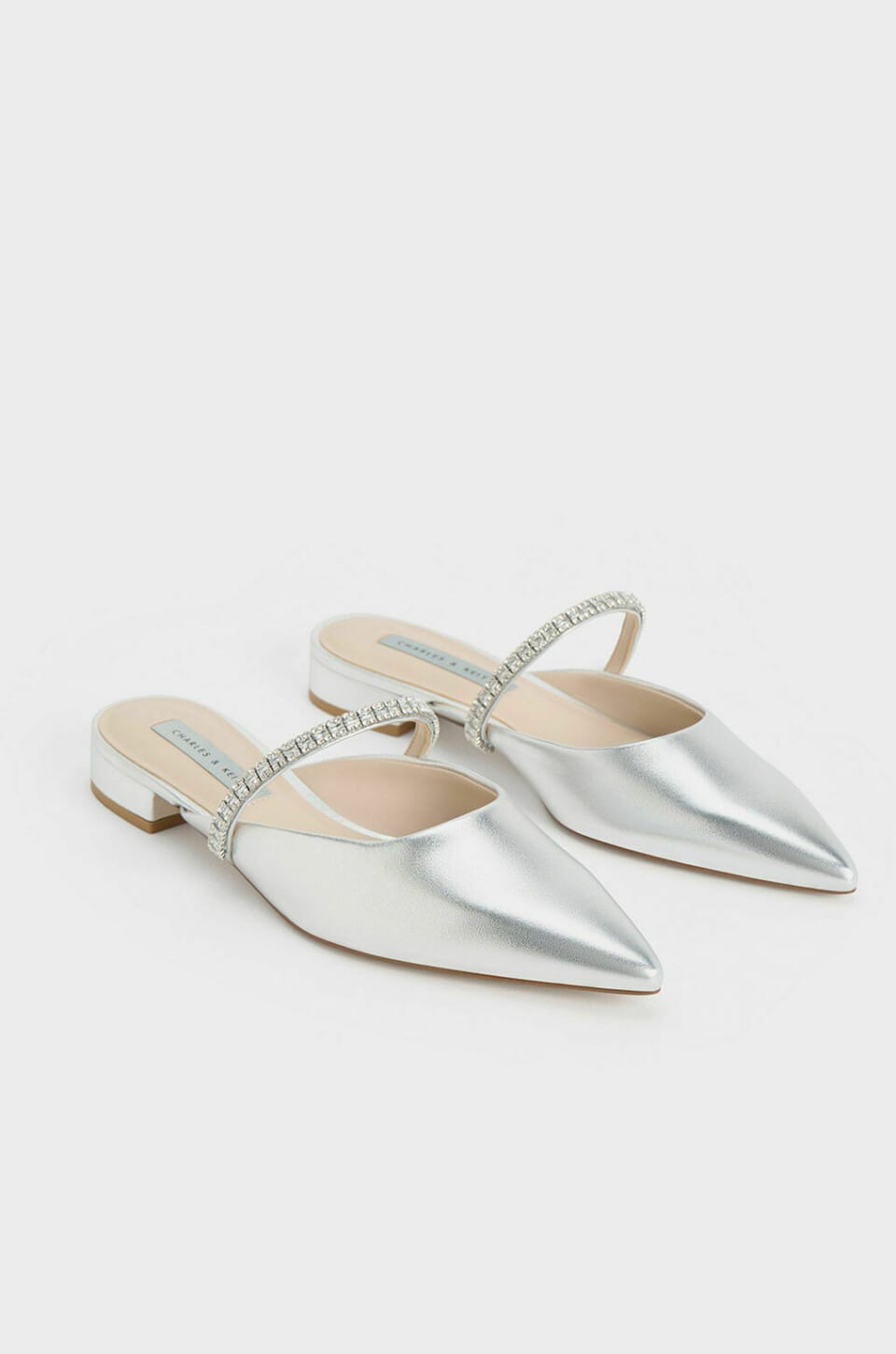 Ambrosia Gem-embellished Flats, Charles & Keith, £69