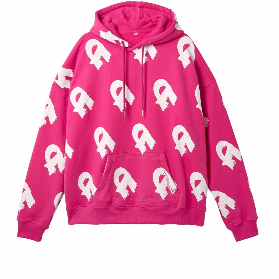 The Motif Hoodie- Pink, ATTREN. £95.00