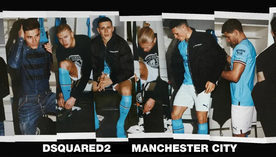 DSQUARED2 Teams Up With Man City and It's a Screamer!☄️ 🥅