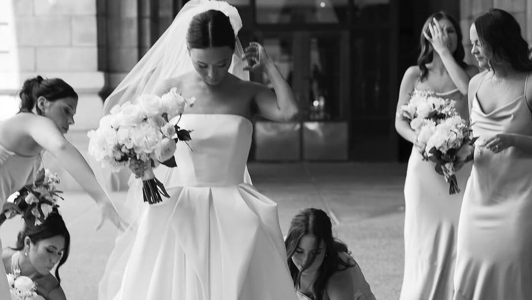 Wedding Day Ready in Silks, Satins, and Statements