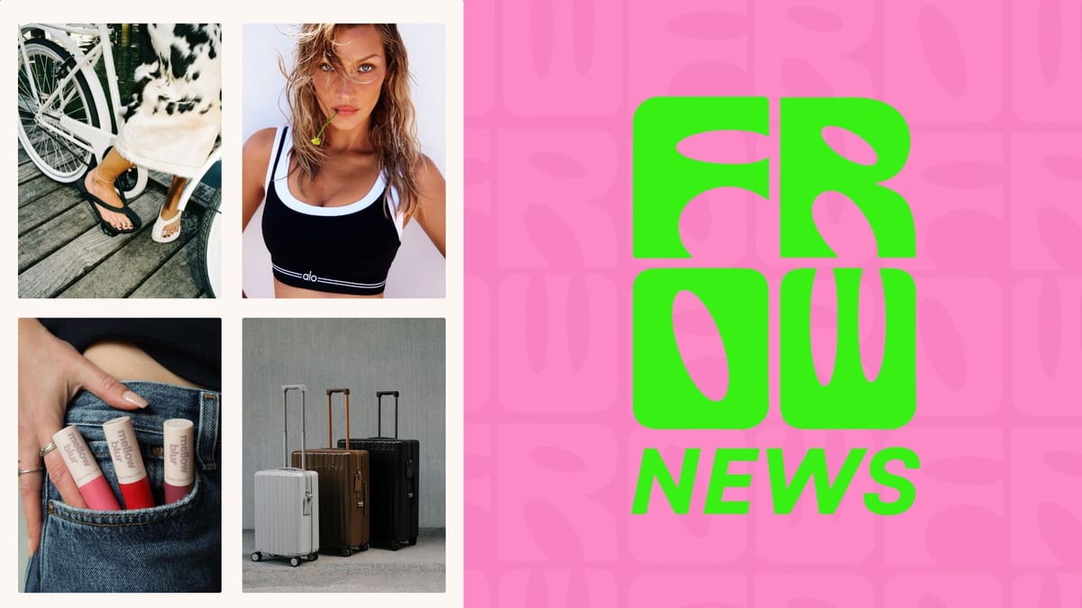 FROW NEWS #127: Havaianas Reach New Heights, Bella Hadid Finds Her ALO and Max Factor Raids the Chocolate Cupboard 🩴🧘🏽‍♀️🍫