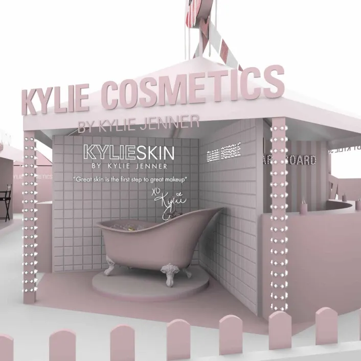 Kylie Cosmetics Is Turning Covent Garden Pink With An Interactive Glam Park