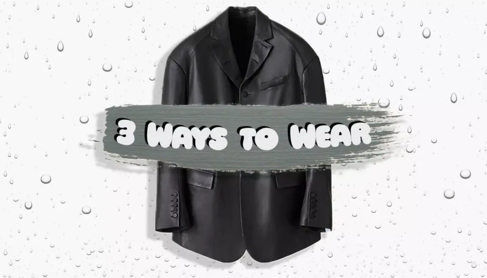 Three Ways to Wear the Rokh H&M Leather Blazer This April ☔