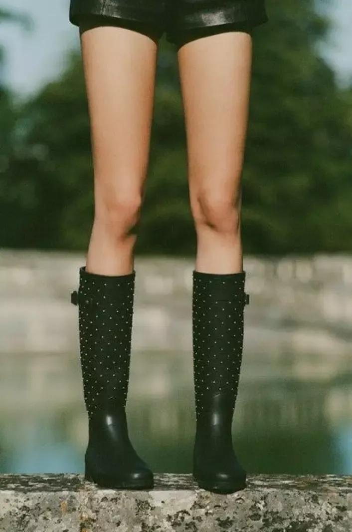 Rain On Me: Saint Laurent Glams up the Classic Hunter Wellie