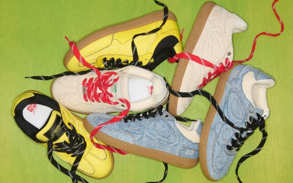GANNI’s First In-House Sneaker Drops With Bite 👟🦋